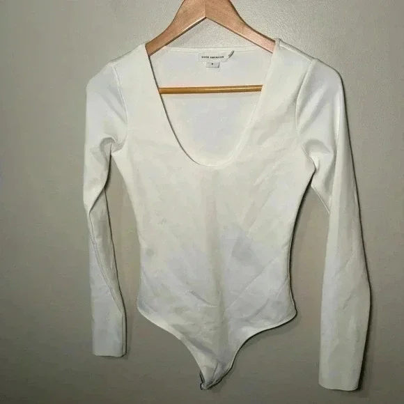 Good American SCUBA SCOOP  NECK BODYSUIT S - Picture 4 of 6